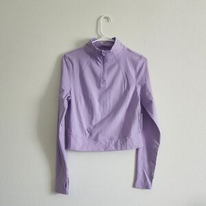 Yogalicious Lux Purple Rose Crosstrain Everyday Halfzip Jacket Size Medium